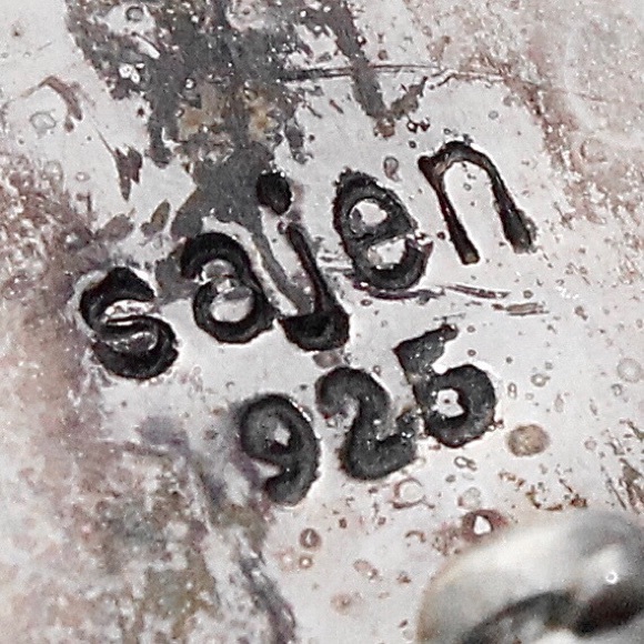 Sajen Goddess Face Pendant Brooch Sterling Silver Ruby Tourmaline Garnet & More - Picture 5 of 5